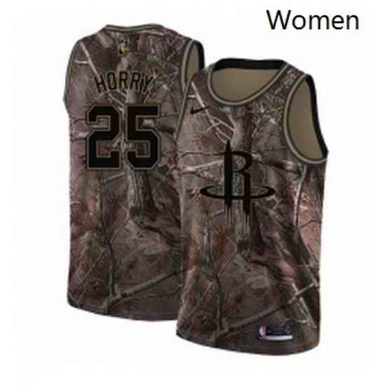 Womens Nike Houston Rockets 25 Robert Horry Swingman Camo Realtree Collection NBA Jersey